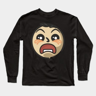 Emoji Face Long Sleeve T-Shirt